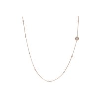 Collana Crivelli Donna TIFFANY in Oro rosa Diamante 212-L1468 OR